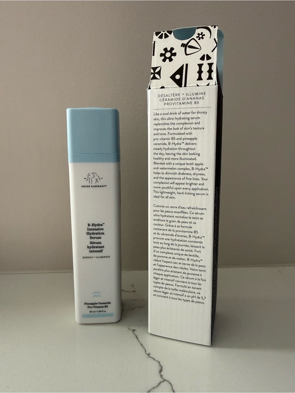 Drunk Elephant B-Hydra Intensive Hydration Serum — Light Blue